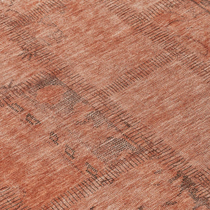 Homeroots 3' Beige Taupe And Brown Patchwork Washable Area Rug For Indoor Or Outdoor Spaces, Stylish & Durable 8' Round Polyester 581613