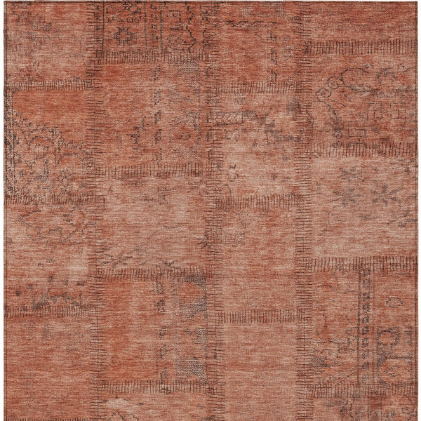Homeroots 3' Beige Taupe And Brown Patchwork Washable Area Rug For Indoor Or Outdoor Spaces, Stylish & Durable 9' X 12' Polyester 581615