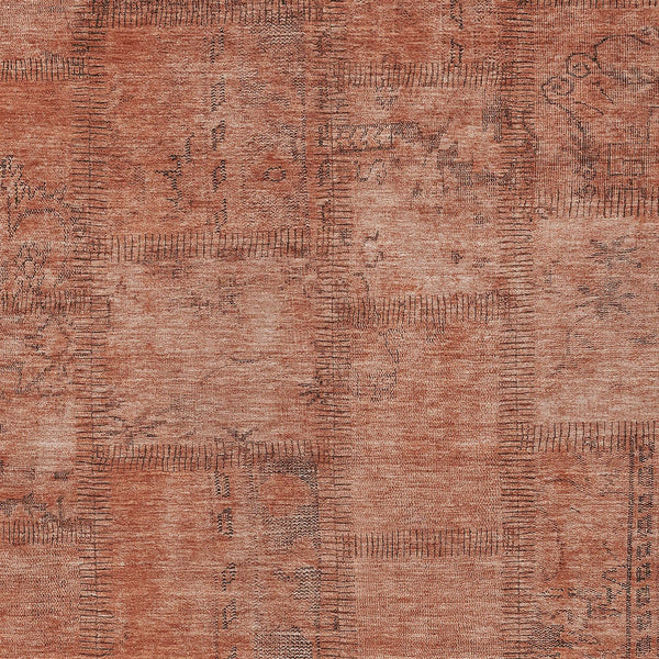 Homeroots 3' Beige Taupe And Brown Patchwork Washable Area Rug For Indoor Or Outdoor Spaces, Stylish & Durable 9' X 12' Polyester 581615