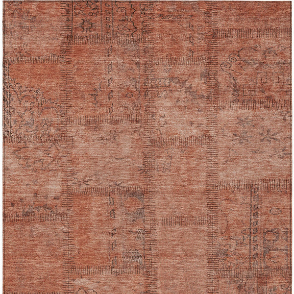 Homeroots 3' Beige Taupe And Brown Patchwork Washable Area Rug For Indoor Or Outdoor Spaces, Stylish & Durable 10' X 14' Polyester 581616