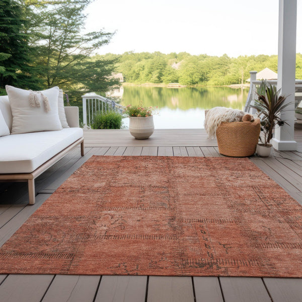 Homeroots 3' Beige Taupe And Brown Patchwork Washable Area Rug For Indoor Or Outdoor Spaces, Stylish & Durable 10' X 14' Polyester 581616