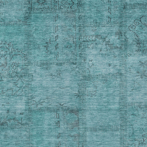 Homeroots 3' Beige Taupe And Brown Patchwork Washable Area Rug For Indoor Or Outdoor Spaces, Stylish & Durable 9' X 12' Polyester 581621