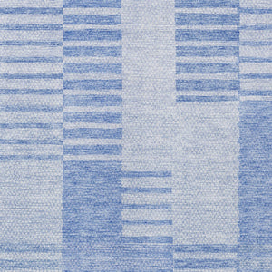 Homeroots 3' Stylish Artichoke Green And Mint Striped Washable Indoor-outdoor Area Rug For All Spaces 5' X 8' Polyester 581642