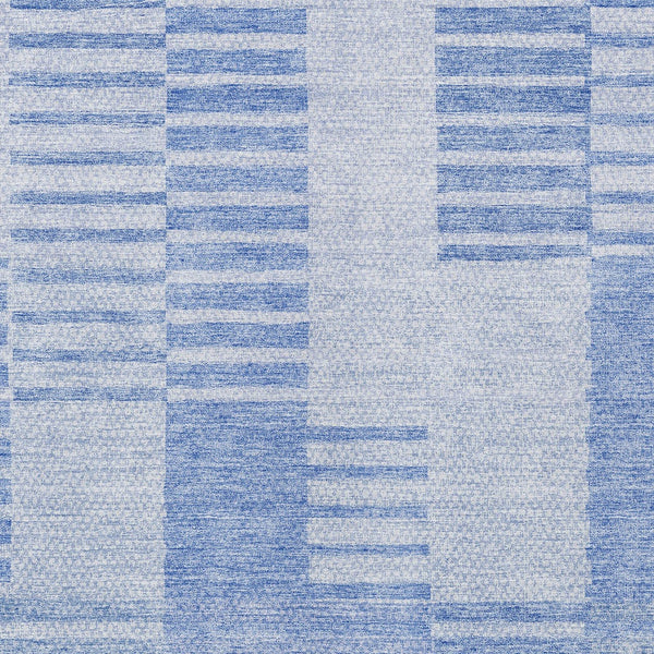 Homeroots 3' Stylish Artichoke Green And Mint Striped Washable Indoor-outdoor Area Rug For All Spaces 9' X 12' Polyester 581645