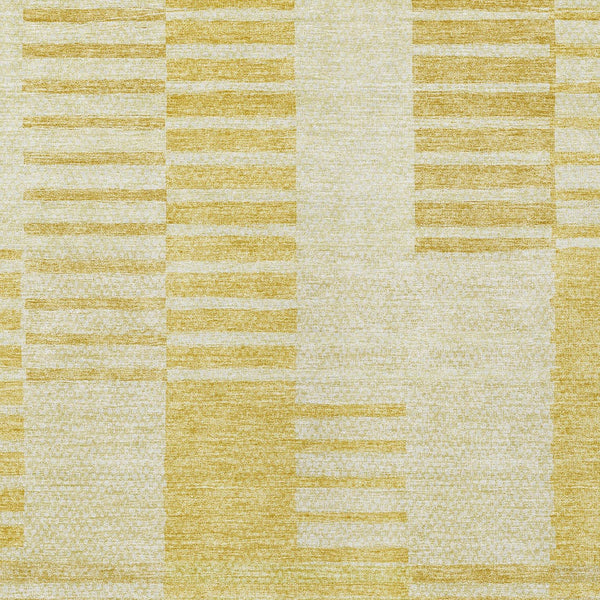 Homeroots 3' Stylish Artichoke Green And Mint Striped Washable Indoor-outdoor Area Rug For All Spaces 5' X 8' Polyester 581648