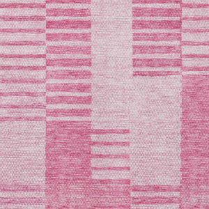 Homeroots 3' Stylish Artichoke Green And Mint Striped Washable Indoor-outdoor Area Rug For All Spaces 3' X 5' Polyester 581659