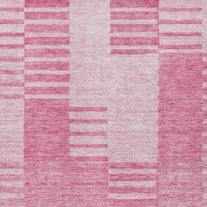 Homeroots 3' Stylish Artichoke Green And Mint Striped Washable Indoor-outdoor Area Rug For All Spaces 5' X 8' Polyester 581660