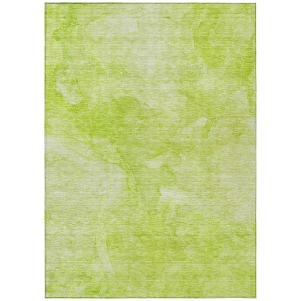 HomeRoots 5' Nautical Area Rug in Artichoke & Lime Green - Stylish, Washable & Versatile for Indoor/Outdoor Use 5' X 8' 581720