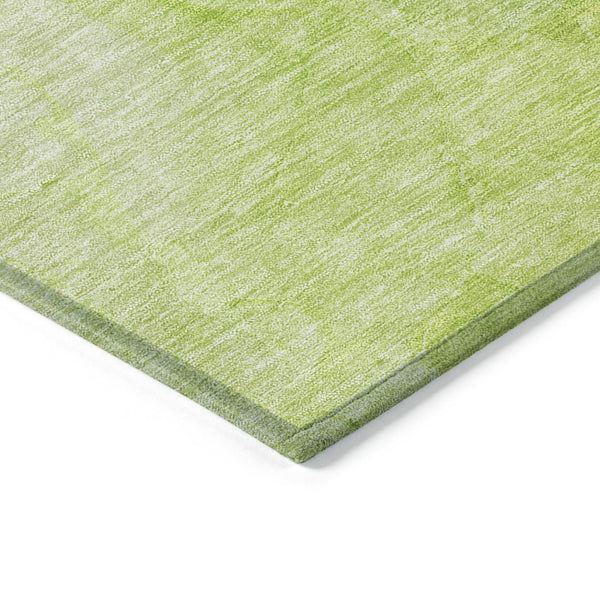 HomeRoots 5' Nautical Area Rug in Artichoke & Lime Green - Stylish, Washable & Versatile for Indoor/Outdoor Use 8' X 10' 581722