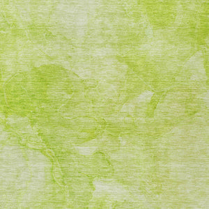 Homeroots 3' Nautical Washable Area Rug In Artichoke And Lime Green - Perfect For Indoor & Outdoor Spaces! 9' X 12' Polyester 581723