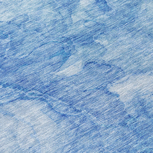 Homeroots 3' Nautical Washable Area Rug In Artichoke And Lime Green - Perfect For Indoor & Outdoor Spaces! 8' Round Polyester 581727