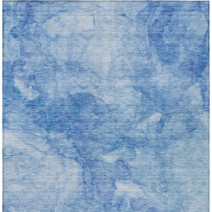 Homeroots 3' Nautical Washable Area Rug In Artichoke And Lime Green - Perfect For Indoor & Outdoor Spaces! 10' X 14' Polyester 581730