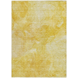 Homeroots 3' Nautical Washable Area Rug In Artichoke And Lime Green - Perfect For Indoor & Outdoor Spaces! 8' X 10' Polyester 581734