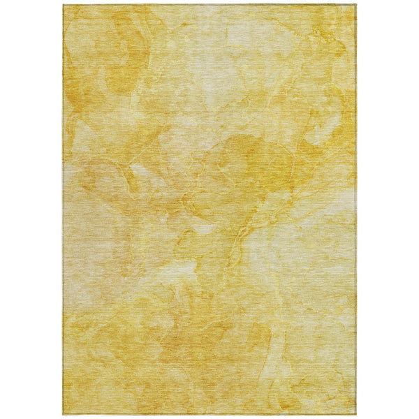 Homeroots 3' Nautical Washable Area Rug In Artichoke And Lime Green - Perfect For Indoor & Outdoor Spaces! 8' X 10' Polyester 581734