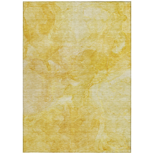 Homeroots 3' Nautical Washable Area Rug In Artichoke And Lime Green - Perfect For Indoor & Outdoor Spaces! 9' X 12' Polyester 581735