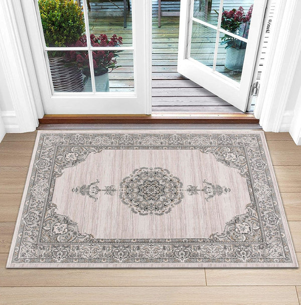 HomeRoots 9' x 12' Gray Abstract Area Rug - Plush, Durable, Stain-Resistant Design for Modern Living Spaces 581785
