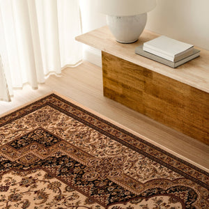 HomeRoots 10' Modern Black Abstract Area Rug - Durable, Stain-Resistant Design for High-Traffic Homes & Style 581789