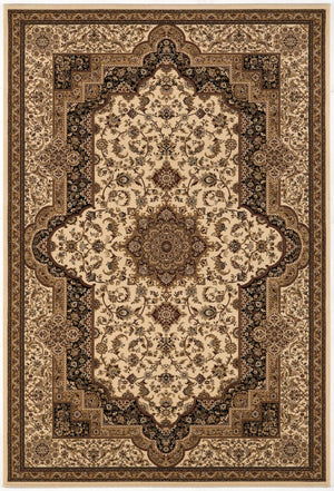 HomeRoots 10' Modern Black Abstract Area Rug - Durable, Stain-Resistant Design for High-Traffic Homes & Style 581789