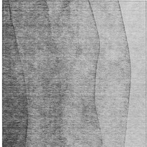 Homeroots 3' Brown And Beige Ombre Washable Indoor Outdoor Area Rug – Stylish, Durable, And Versatile Design 5' X 8' Polyester 581805