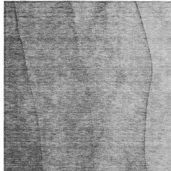 Homeroots 3' Brown And Beige Ombre Washable Indoor Outdoor Area Rug – Stylish, Durable, And Versatile Design 10' X 14' Polyester 581809