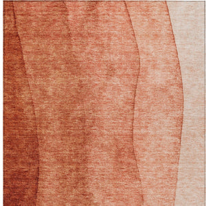 Homeroots 3' Brown And Beige Ombre Washable Indoor Outdoor Area Rug – Stylish, Durable, And Versatile Design 3' X 5' Polyester 581816