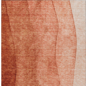 Homeroots 3' Brown And Beige Ombre Washable Indoor Outdoor Area Rug – Stylish, Durable, And Versatile Design 5' X 8' Polyester 581817