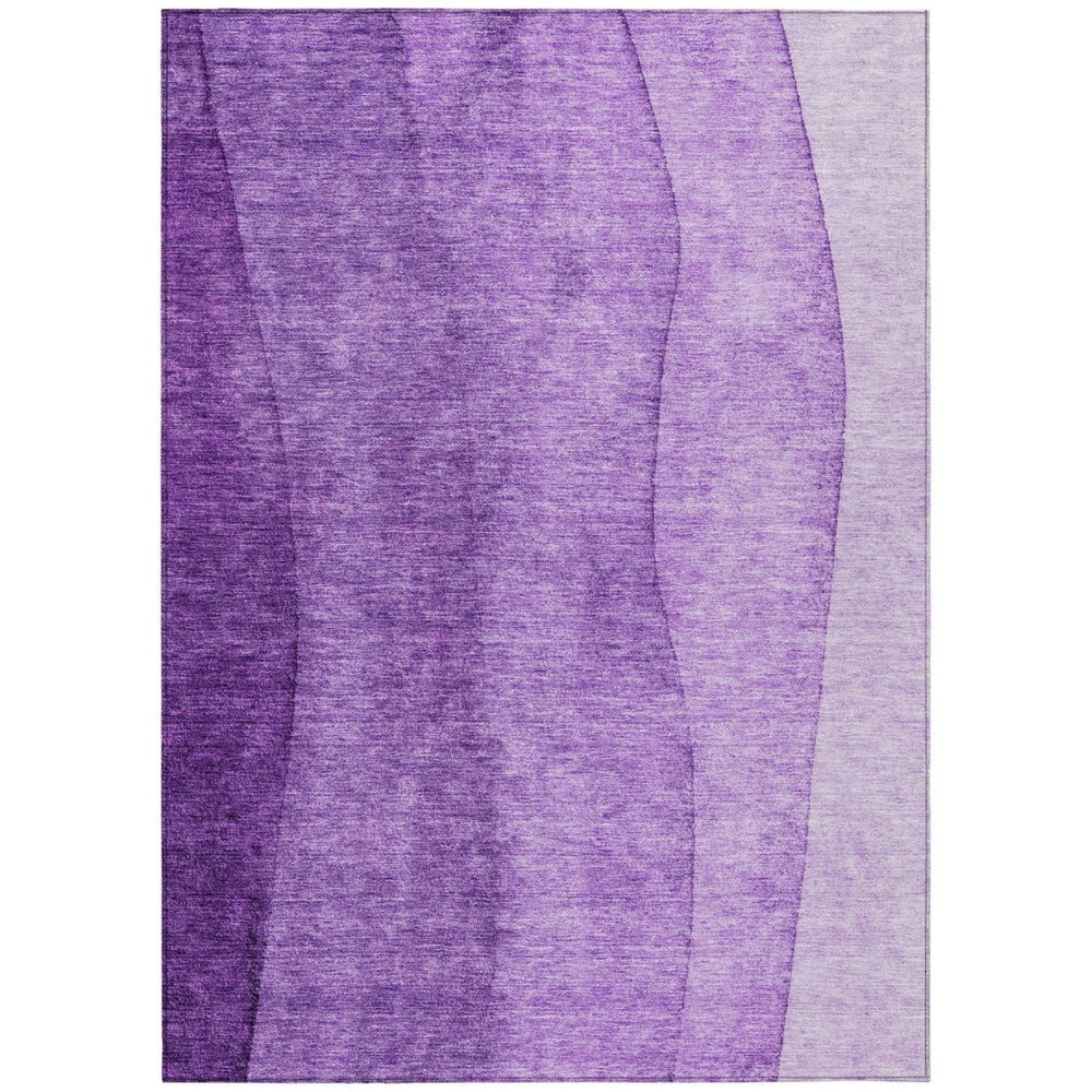 HomeRoots 9' Vibrant Purple and Lavender Ombre Area Rug – Durable, Washable, Ideal for Indoor and Outdoor Use 9' X 12' 581826
