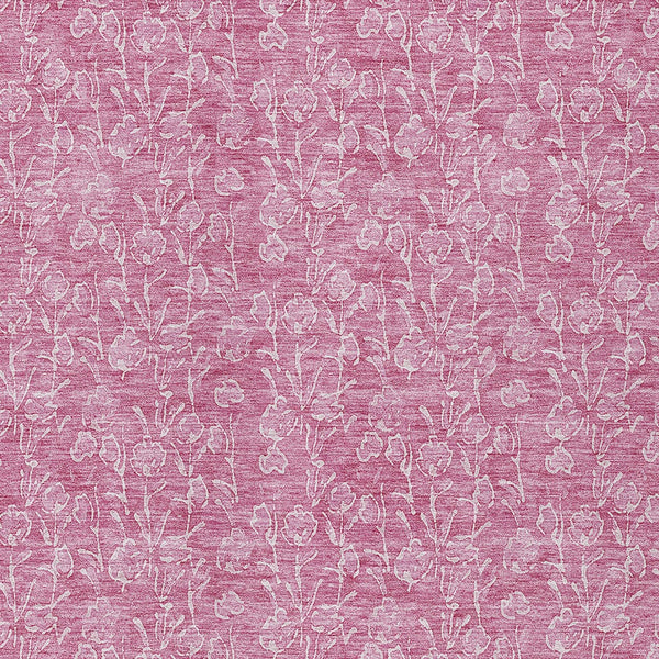 Homeroots 3' Artichoke Green & Ivory Floral Washable Area Rug For Indoor & Outdoor Spaces, Durable Design 3' X 5' Polyester 581852