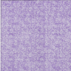 Homeroots 3' Artichoke Green & Ivory Floral Washable Area Rug For Indoor & Outdoor Spaces, Durable Design 3' X 5' Polyester 581870