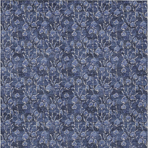 Homeroots 3' Brown Floral Washable Area Rug - Stylish Indoor Outdoor Carpet For High Traffic Spaces & More 10' X 14' Polyester 581911