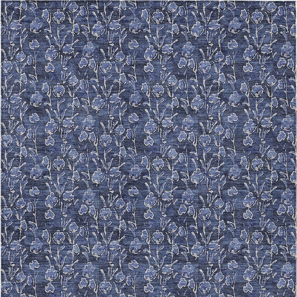 Homeroots 3' Brown Floral Washable Area Rug - Stylish Indoor Outdoor Carpet For High Traffic Spaces & More 10' X 14' Polyester 581911