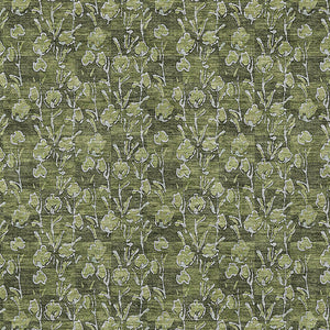 Homeroots 3' Brown Floral Washable Area Rug - Stylish Indoor Outdoor Carpet For High Traffic Spaces & More 3' X 5' Polyester 581912