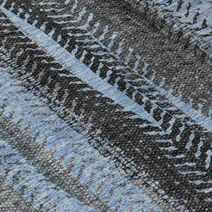 Homeroots 3' Stylish Botanical Leaves Indoor Outdoor Area Rug - Durable, Washable, And Versatile For Any Space 9' X 12' Polyester 581940