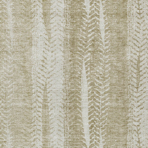 Homeroots 3' Indoor Outdoor Area Rug In Artichoke Green With Elegant Botanical Leaves - Washable & Durable Design 3' X 5' Polyester 581966