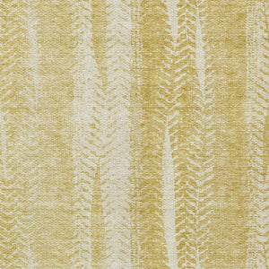 Homeroots 3' Indoor Outdoor Area Rug In Artichoke Green With Elegant Botanical Leaves - Washable & Durable Design 3' X 5' Polyester 581978