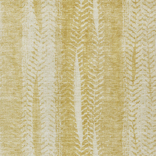 Homeroots 3' Indoor Outdoor Area Rug In Artichoke Green With Elegant Botanical Leaves - Washable & Durable Design 9' X 12' Polyester 581982