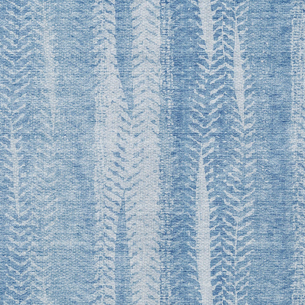 Homeroots 3' Indoor Outdoor Area Rug In Artichoke Green With Elegant Botanical Leaves - Washable & Durable Design 5' X 8' Polyester 581985