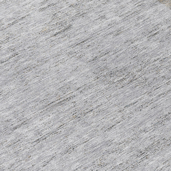 Homeroots 3' Stylish Taupe Beige And Blue Geometric Washable Area Rug For Indoor And Outdoor Spaces 8' Round Polyester 581998