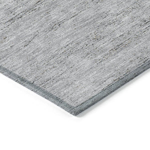 Homeroots 3' Stylish Taupe Beige And Blue Geometric Washable Area Rug For Indoor And Outdoor Spaces 8' X 10' Polyester 581999