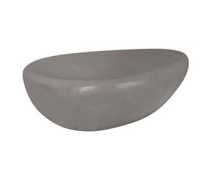 Sunpan Corvo Coffee Table - Unique Contemporary Design in Natural Concrete for Stylish Indoor Outdoor Spaces Large - 54W x 34D x 16H
