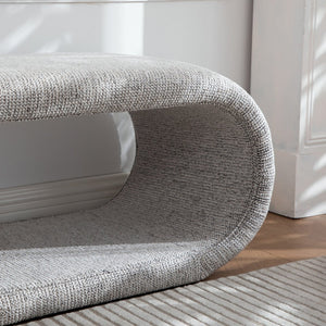English Elm 52.17"wide Chenille Upholstered Storage Bench Soft Foam Seat Iron Wood Frame Entryway Light Brown W3189P422400