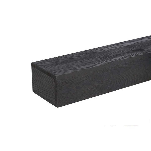 English Elm 48'' Solid Western Red Cedar Floating Mantel Shelf Rustic Farmhouse Wall Display W2640P358910