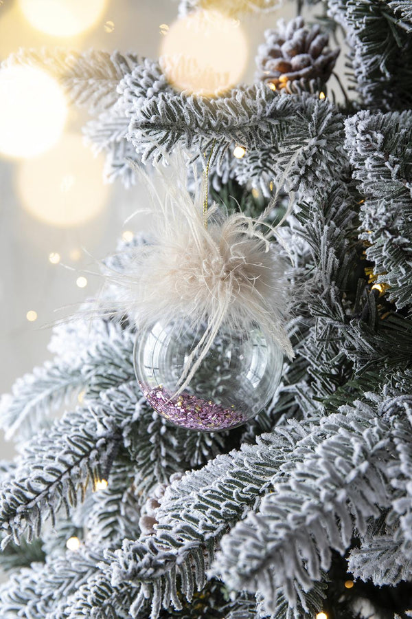 English Elm D3" Elegant Glass Christmas Ball Ornaments Set Of 12 - Timeless Holiday Decor For Any Style W2078P247922