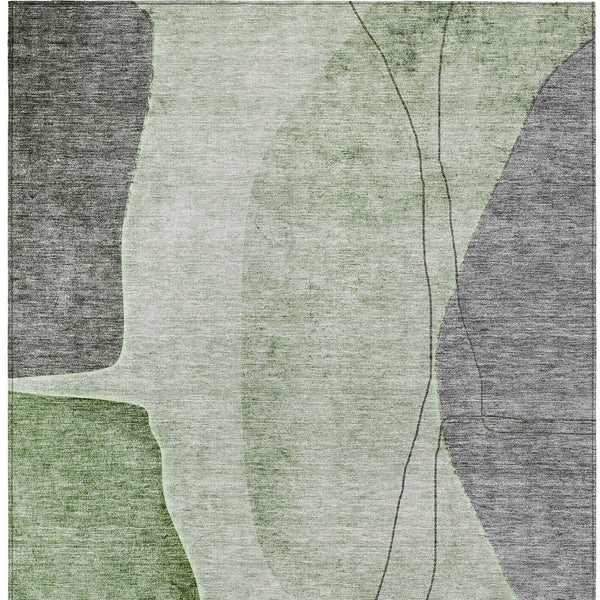 Homeroots 3' Brown Taupe And Beige Abstract Washable Indoor Outdoor Area Rug For Stylish Home Décor 10' X 14' Polyester 582019