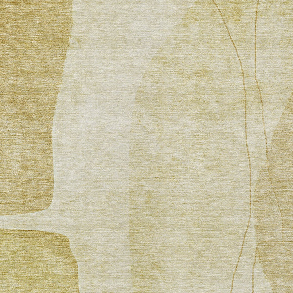 Homeroots 3' Brown Taupe And Beige Abstract Washable Indoor Outdoor Area Rug For Stylish Home Décor 5' X 8' Polyester 582021