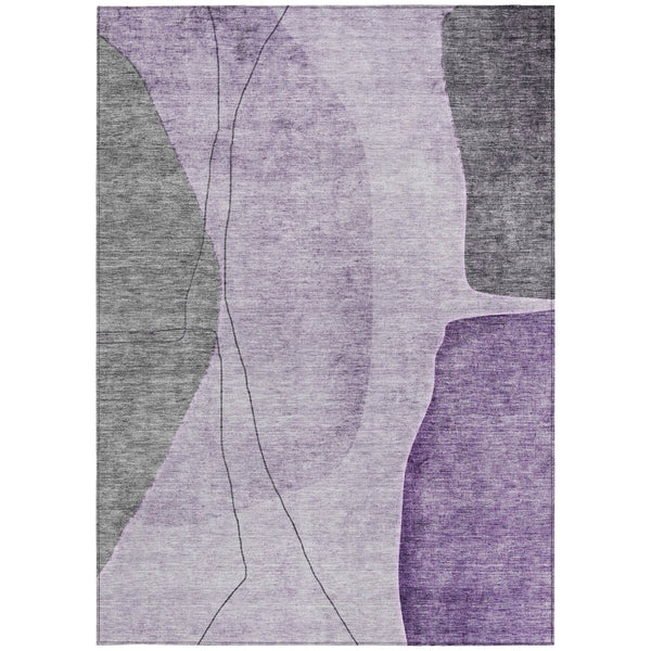 Homeroots 3' Brown Taupe And Beige Abstract Washable Indoor Outdoor Area Rug For Stylish Home Décor 3' X 5' Polyester 582026