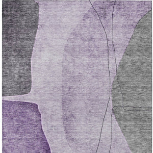 Homeroots 3' Brown Taupe And Beige Abstract Washable Indoor Outdoor Area Rug For Stylish Home Décor 3' X 5' Polyester 582026