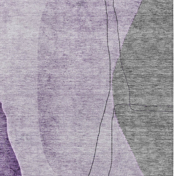 Homeroots 3' Brown Taupe And Beige Abstract Washable Indoor Outdoor Area Rug For Stylish Home Décor 8' X 10' Polyester 582029