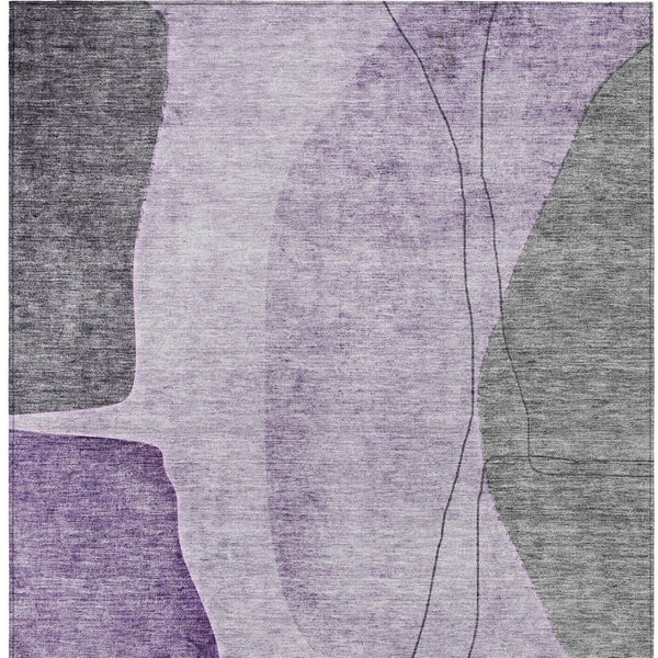 Homeroots 3' Brown Taupe And Beige Abstract Washable Indoor Outdoor Area Rug For Stylish Home Décor 9' X 12' Polyester 582030