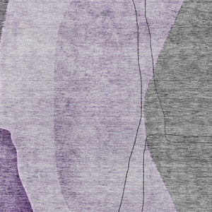 Homeroots 3' Brown Taupe And Beige Abstract Washable Indoor Outdoor Area Rug For Stylish Home Décor 9' X 12' Polyester 582030